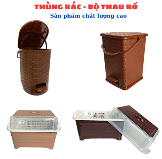 Thùng Rác-Bộ Thau Rổ