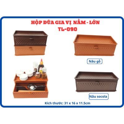 HỘP ĐŨA GIA VỊ NẰM -LỚN TL090