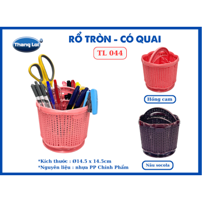RỔ TRÒN - CÓ QUAI TL 044