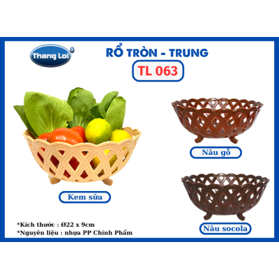 RỔ TRÒN -TRUNG TL 063