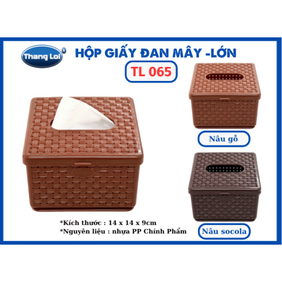 HỘP GIẤY ĐAN MÂY -LỚN TL 065
