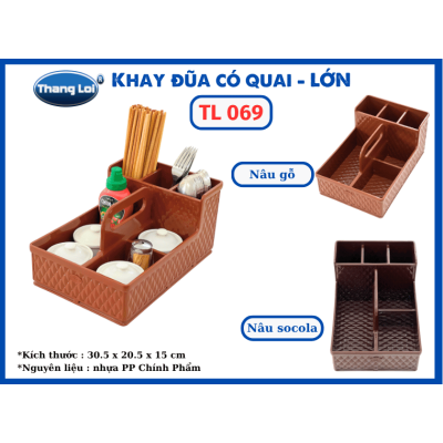 KHAY ĐŨA CÓ QUAI-LỚN TL 069