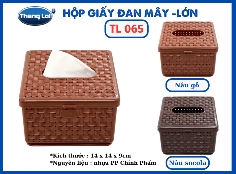 HỘP GIẤY ĐAN MÂY -LỚN TL 065