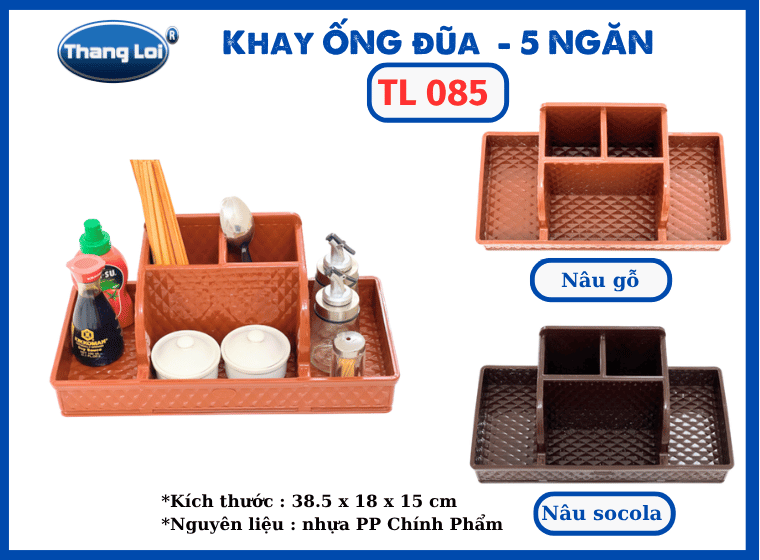 KHAY ỐNG ĐŨA -5 NGĂN   TL 085